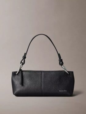 Kleine, lässige, wandelbare Ledertasche