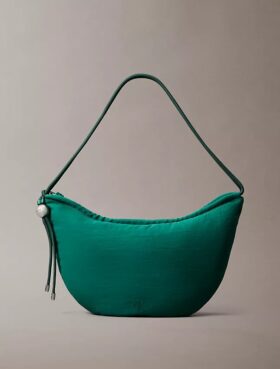 Kleine Nylon-Halbmondtasche