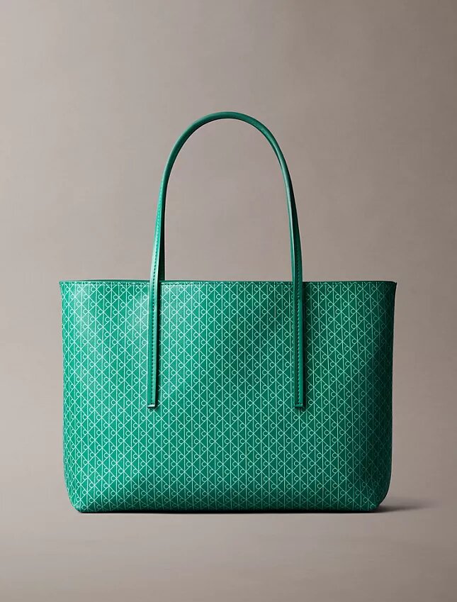 Kleine Tasche mit durchgehendem Emblem-Logo-Print und Beutel Kleine Tasche mit durchgehendem Emblem-Logo-Print und Beutel