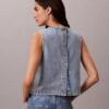 Kürzliches Denim-Oberteil Kürzliches Denim-Oberteil