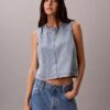 Kürzliches Denim-Oberteil Kürzliches Denim-Oberteil
