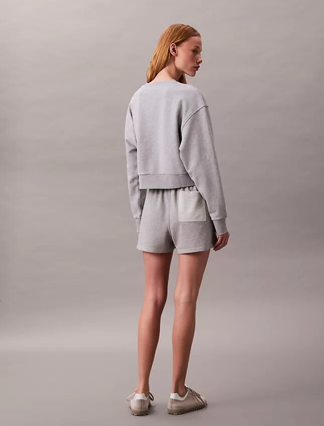 Kürzliches Sweatshirt aus French Terry in lockerer Passform Kürzliches Sweatshirt aus French Terry in lockerer Passform