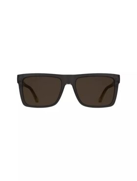 Kultige Monogram-Sonnenbrille in modifizierter Rechteckform