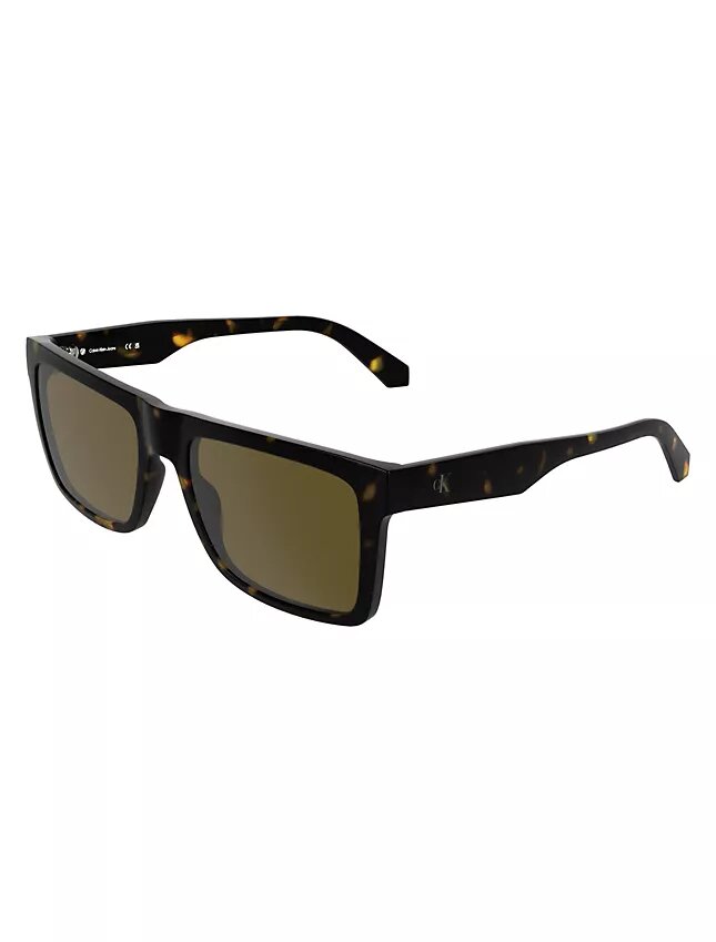 Kultige Monogram-Sonnenbrille in modifizierter Rechteckform Kultige Monogram-Sonnenbrille in modifizierter Rechteckform