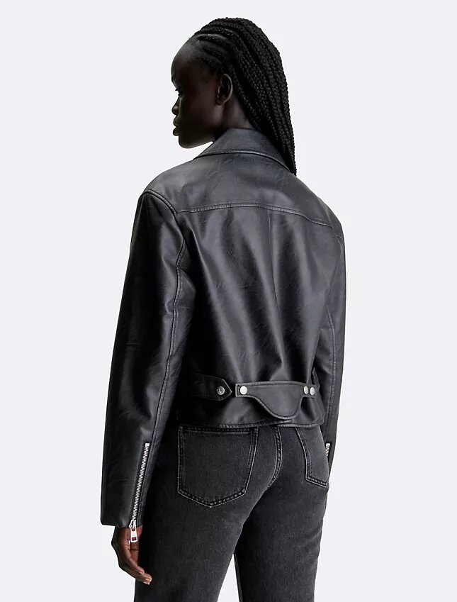 Kunstleder-Hemdjacke Kunstleder-Hemdjacke
