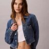 Kurze Denim-Trucker Jacket Kurze Denim-Trucker Jacket