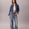 Kurze Denim-Trucker Jacket Kurze Denim-Trucker Jacket