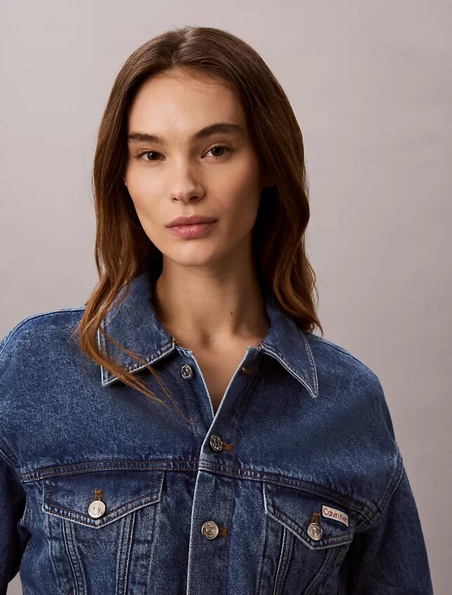 Kurze Denim-Trucker Jacket Kurze Denim-Trucker Jacket