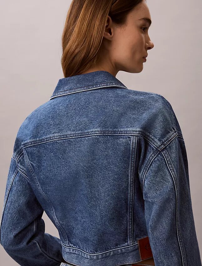 Kurze Denim-Trucker Jacket Kurze Denim-Trucker Jacket