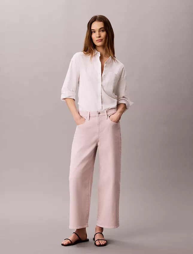 Kurze Jeans mit weitem Bein Kurze Jeans mit weitem Bein