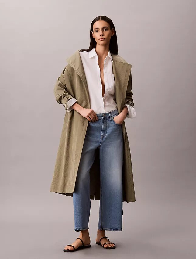 Kurze Jeans mit weitem Bein Kurze Jeans mit weitem Bein