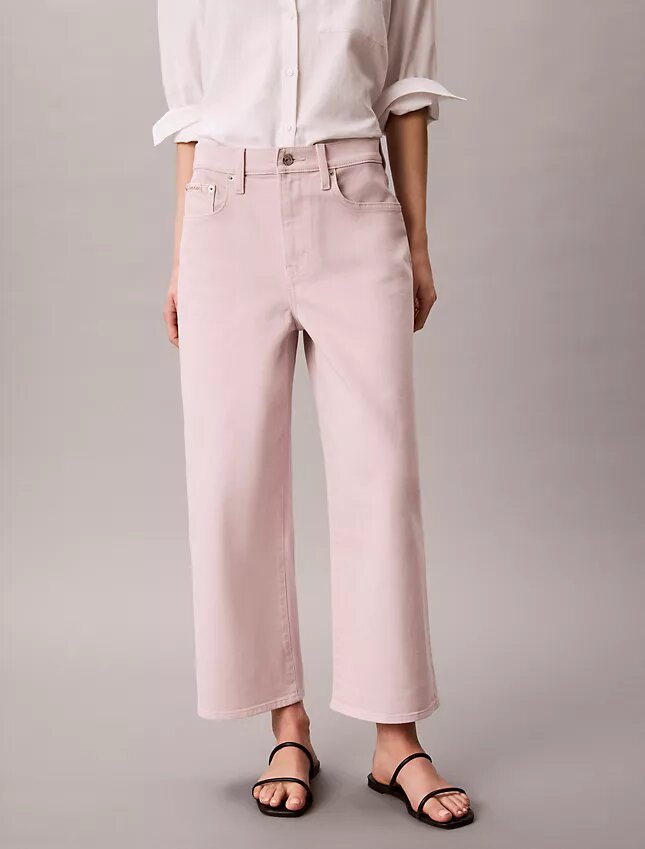 Kurze Jeans mit weitem Bein Kurze Jeans mit weitem Bein