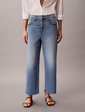Kurze Jeans mit weitem Bein Kurze Jeans mit weitem Bein