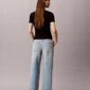 Kurze Jeans mit weitem Bein Kurze Jeans mit weitem Bein