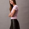 Leder-Minirock Leder-Minirock