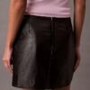 Leder-Minirock Leder-Minirock