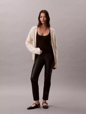 Leggings aus Kunstleder