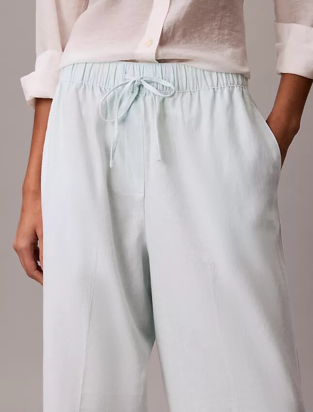 Leinen-Baumwoll-Hose zum Hineinschlüpfen Leinen-Baumwoll-Hose zum Hineinschlüpfen