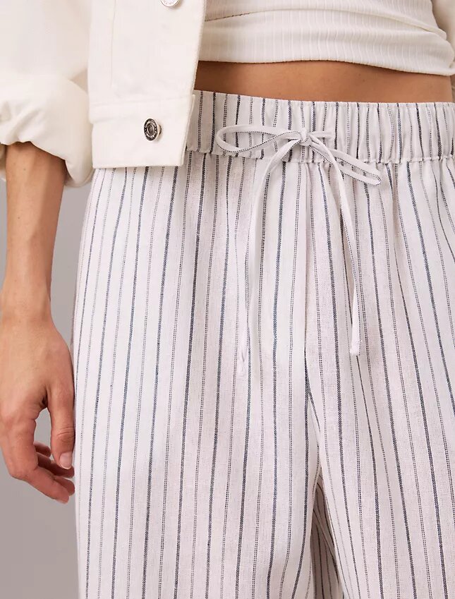 Leinen-Baumwoll-Hose zum Hineinschlüpfen Leinen-Baumwoll-Hose zum Hineinschlüpfen