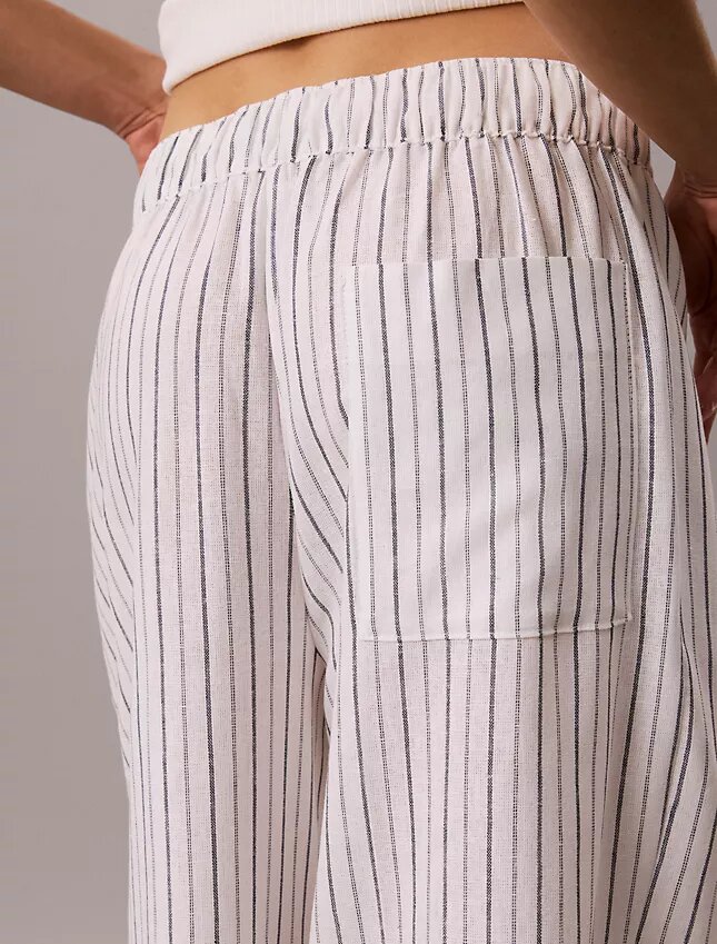 Leinen-Baumwoll-Hose zum Hineinschlüpfen Leinen-Baumwoll-Hose zum Hineinschlüpfen