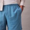 Leinen-Baumwoll-Shorts zum Hineinschlüpfen Leinen-Baumwoll-Shorts zum Hineinschlüpfen