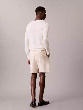 Leinen-Baumwoll-Shorts zum Hineinschlüpfen