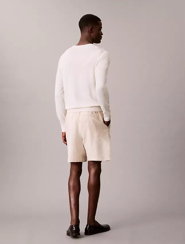 Leinen-Baumwoll-Shorts zum Hineinschlüpfen Leinen-Baumwoll-Shorts zum Hineinschlüpfen