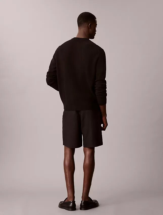 Leinen-Baumwoll-Shorts zum Hineinschlüpfen Leinen-Baumwoll-Shorts zum Hineinschlüpfen