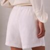 Leinen-Baumwoll-Shorts zum Hineinschlüpfen Leinen-Baumwoll-Shorts zum Hineinschlüpfen