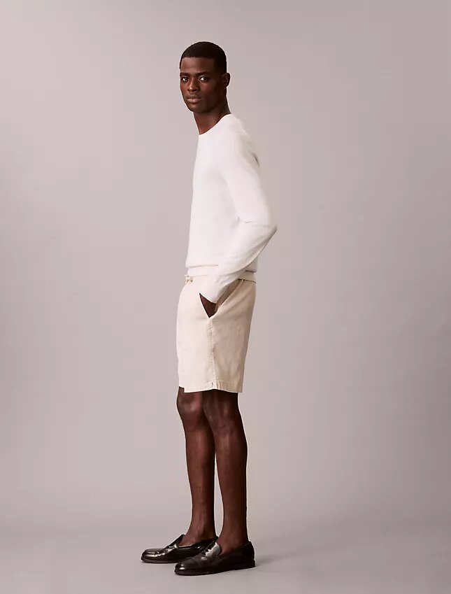Leinen-Baumwoll-Shorts zum Hineinschlüpfen Leinen-Baumwoll-Shorts zum Hineinschlüpfen
