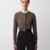 Lila Klassischer Cardigan Lila Klassischer Cardigan