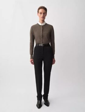 Lila Klassischer Cardigan