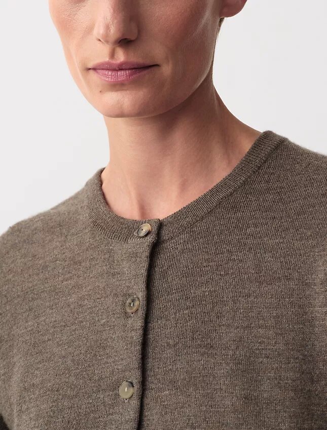 Lila Klassischer Cardigan Lila Klassischer Cardigan