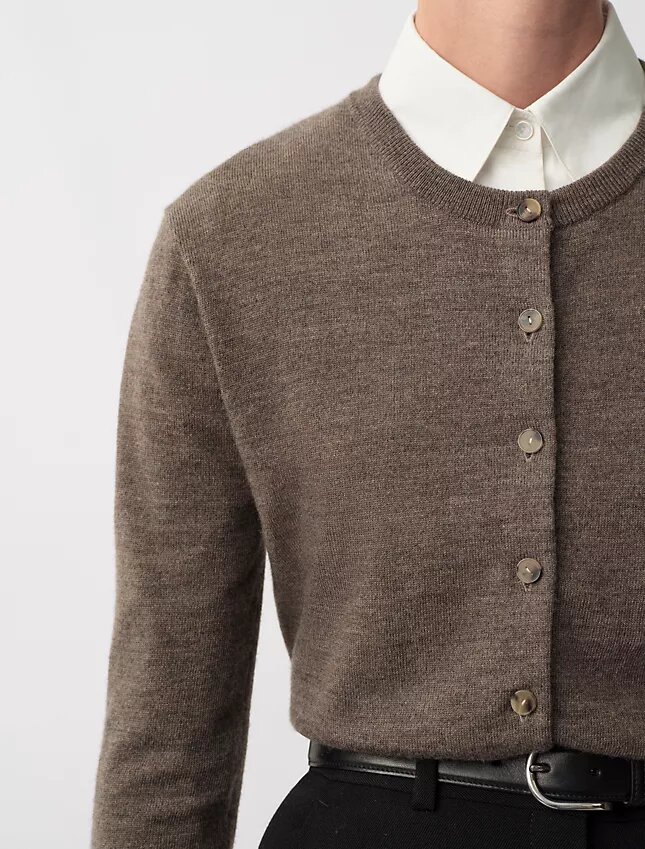 Lila Klassischer Cardigan Lila Klassischer Cardigan