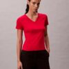 Liquid Cotton T-Shirt mit V-Ausschnitt und lockerer Passform Liquid Cotton T-Shirt mit V-Ausschnitt und lockerer Passform