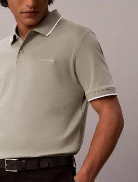 Liquid Touch Polohemd mit Streifen