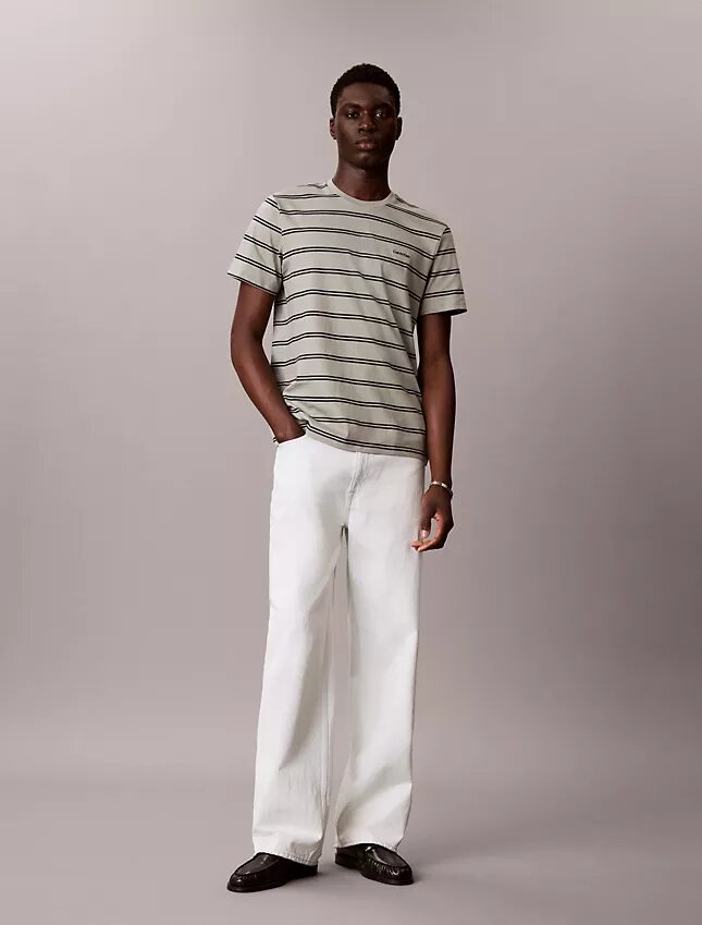 Liquid Touch Stripe Rundhals-T-Shirt Liquid Touch Stripe Rundhals-T-Shirt