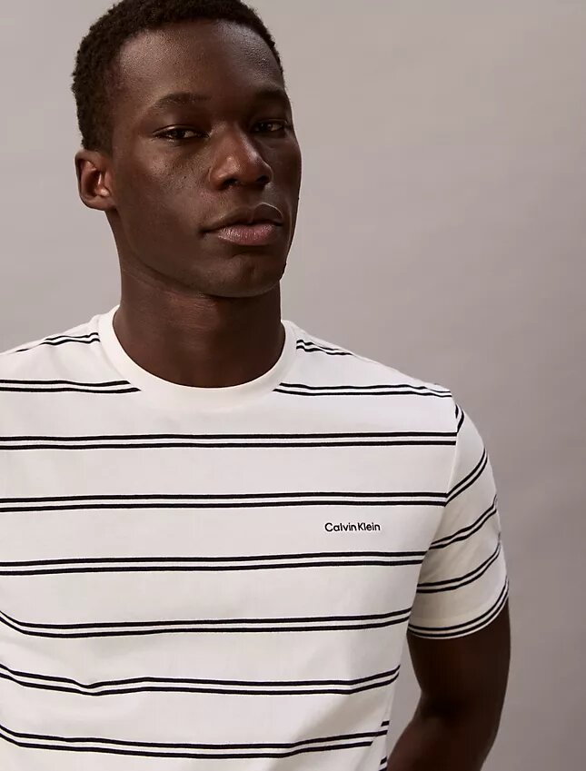 Liquid Touch Stripe Rundhals-T-Shirt Liquid Touch Stripe Rundhals-T-Shirt