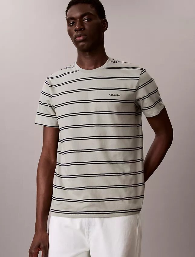 Liquid Touch Stripe Rundhals-T-Shirt Liquid Touch Stripe Rundhals-T-Shirt