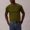 Liquid Touch Stripe T-Shirt mit Rundhalsausschnitt Liquid Touch Stripe T-Shirt mit Rundhalsausschnitt