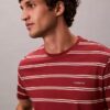 Liquid Touch Stripe T-Shirt mit Rundhalsausschnitt Liquid Touch Stripe T-Shirt mit Rundhalsausschnitt