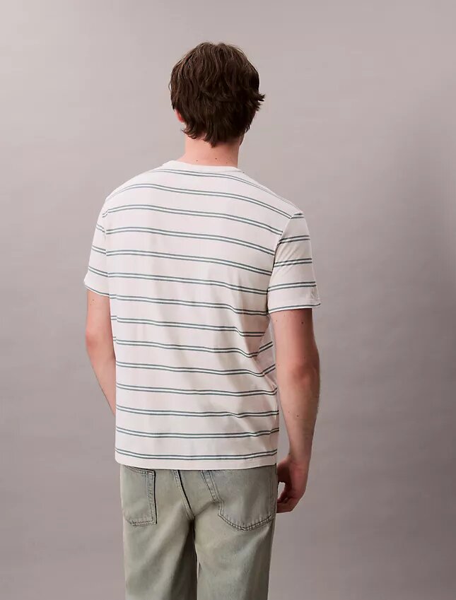 Liquid Touch Stripe T-Shirt mit Rundhalsausschnitt Liquid Touch Stripe T-Shirt mit Rundhalsausschnitt