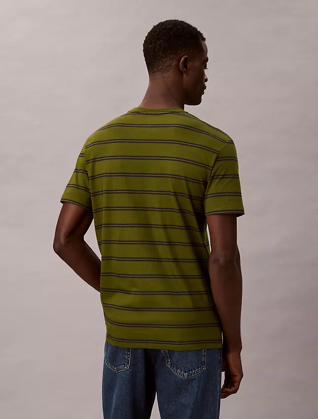 Liquid Touch Stripe T-Shirt mit Rundhalsausschnitt Liquid Touch Stripe T-Shirt mit Rundhalsausschnitt