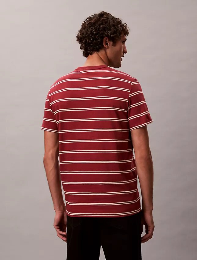 Liquid Touch Stripe T-Shirt mit Rundhalsausschnitt Liquid Touch Stripe T-Shirt mit Rundhalsausschnitt