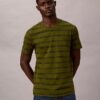 Liquid Touch Stripe T-Shirt mit Rundhalsausschnitt Liquid Touch Stripe T-Shirt mit Rundhalsausschnitt