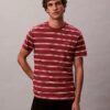 Liquid Touch Stripe T-Shirt mit Rundhalsausschnitt Liquid Touch Stripe T-Shirt mit Rundhalsausschnitt