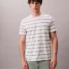 Liquid Touch Stripe T-Shirt mit Rundhalsausschnitt Liquid Touch Stripe T-Shirt mit Rundhalsausschnitt
