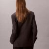 Locker sitzender Blazer aus Wollmischung mit Hahnentrittmuster Locker sitzender Blazer aus Wollmischung mit Hahnentrittmuster