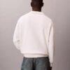 Locker sitzender Polo-Pullover aus Baumwolle Locker sitzender Polo-Pullover aus Baumwolle