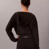 Locker sitzender Strick-Hoodie Locker sitzender Strick-Hoodie